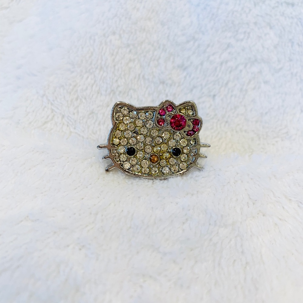 Hello Kitty Rhinestone Ring